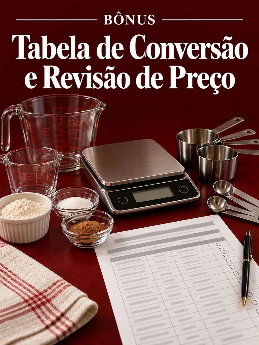 Capa do bônus Tabela de Conversão e Revisão de Preço