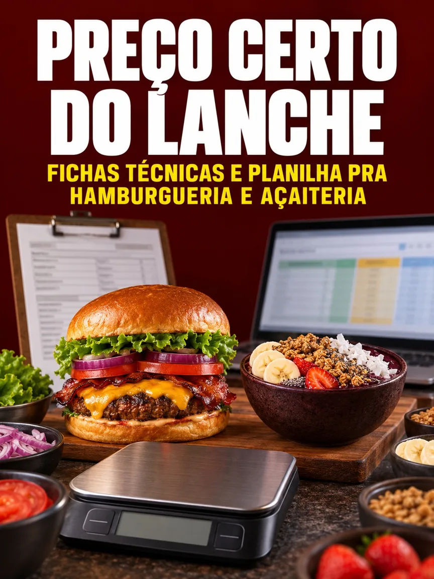 Capa do livro Preço Certo do Lanche
